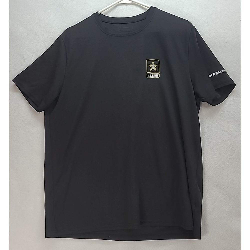 U.S. Army‎ T-SHIRT Mens Size XL Black Short Sleeve Physical Fitness Uniform